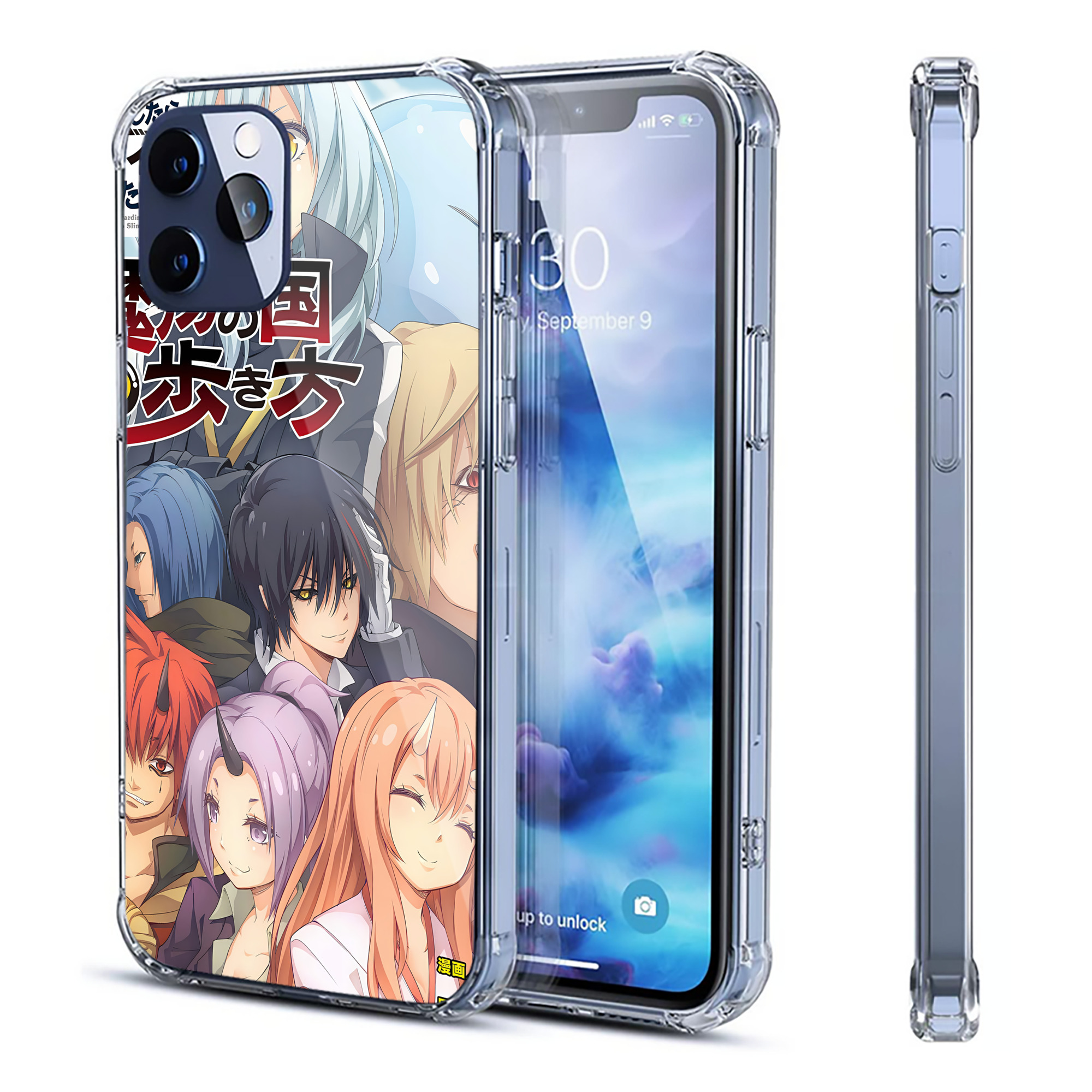 （画像用） 転スラ Regarding Reincarnated to Slime 【iPhone 12シリーズ対応】透明スマホケース（クリアソフトケース）